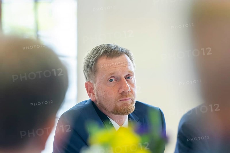 Minister President Michael Kretschmer visits Biotype GmbH in Dresden, Dresden, Saxony, Germany, Europe