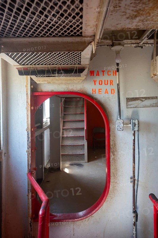 West Mineral, Kansas, A passage way inside Big Brutus, the world's largest electric shovel. The machine was built by Bucyrus-Erie for the Pittsburg and Midway coal mining company. It ran 24 hours a day from 1963 to 1974. It is now a tourist attraction