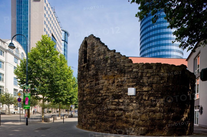 Jena is a university town and independent city in Thuringia in the metropolitan region of Central Germany. It is the second largest city in Thuringia after the state capital Erfurt and one of the three regional centres of the Free State. The tallest office building in the new federal states - the almost 160 metre high Jentower and the ruins of the Anatomy Tower, Jena, Thuringia, Germany, Europe