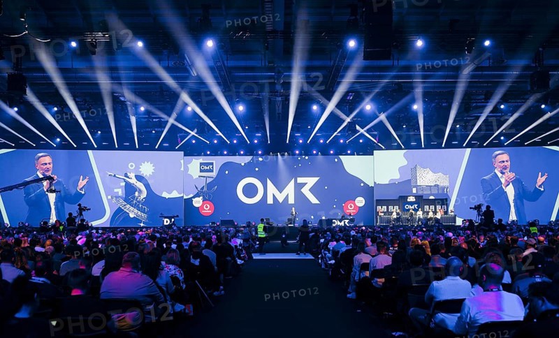 Christian Lindner (FDP), Federal Minister of Finance, photographed at the OMR Festival (Online Marketing Rockstars) in Hamburg, 08.05.2024. Photographed on behalf of the Federal Ministry of Finance (BMF)