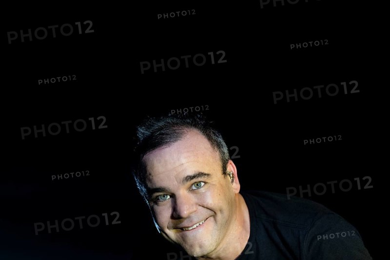 Samuel T. Herring, singer of Future Islands live at the Tempodrom in Berlin on 21/05/2024