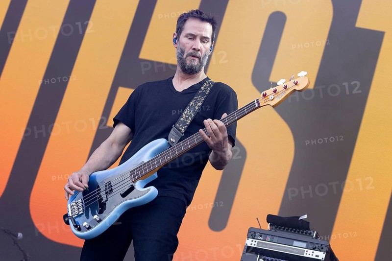 Adenau, Germany, 8.6.2024: Dogstar (bass, Keanu Reeves) play at Rock am Ring. The festival takes place at the Nürburgring race track near the town of Adenau from 7 - 9 June 2024, Europe