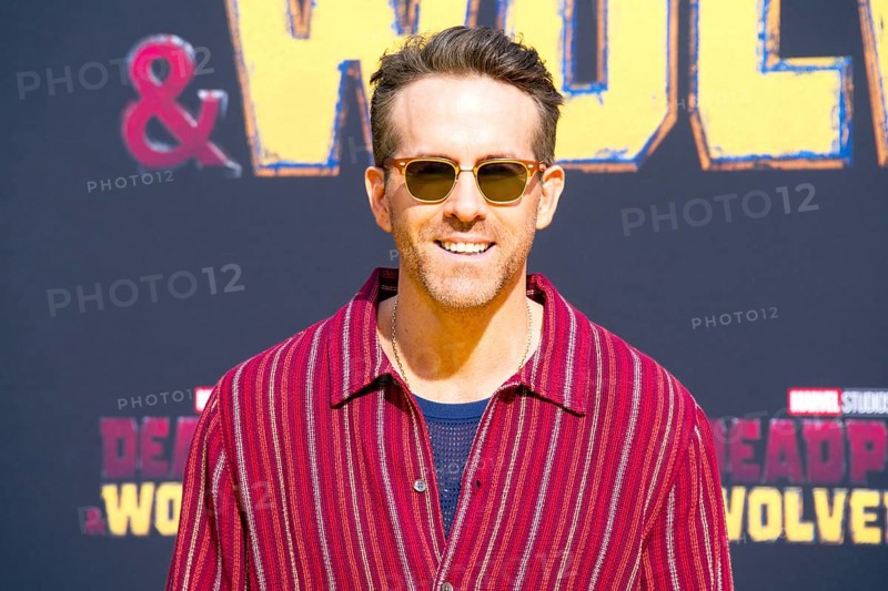 Ryan Reynolds, DEADPOOL & WOLVERINE (cinema release: 24.07.2024), red-yellow carpet at the fan event on Uber Platz in Berlin, 07.07.2024