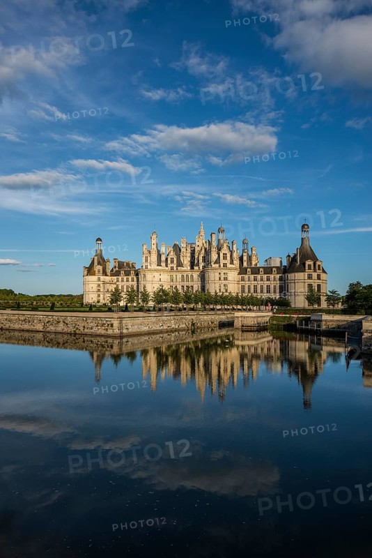 Chambord Castle, north façade, UNESCO World Heritage Site, Loire, Department Loire et Cher, Centre Region, France, Europe
