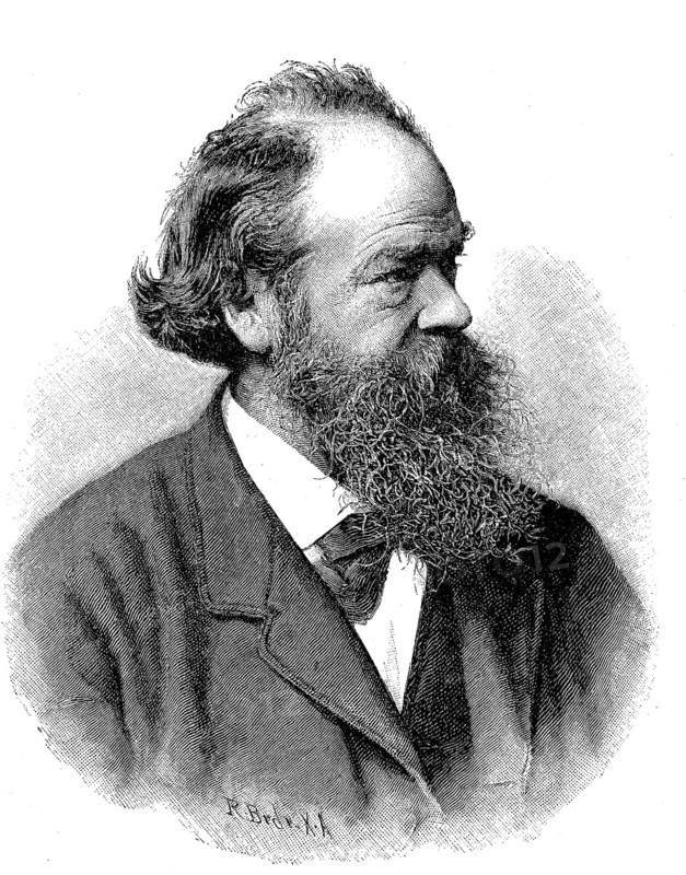 Robert Freiherr von Hornstein, 5 December 1833, 19 July 1890, a German nobleman and composer, Historical, digital reproduction of an original from the 19th century