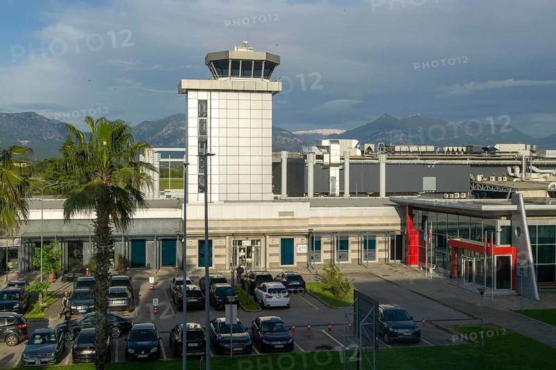Air traffic control tower, Tirana International Airport Nënë Tereza, Mother Theresa Rinas Airport, Tirana, Albania, Europe