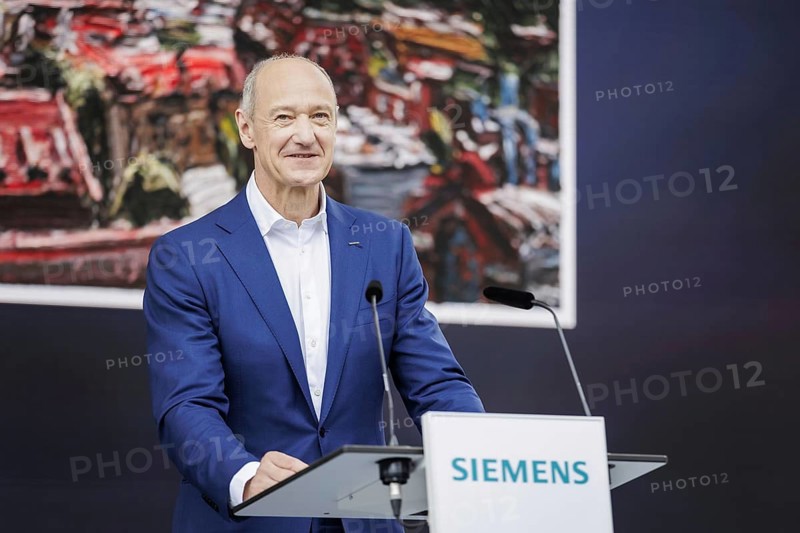 Roland bush, CEO of Siemens AG, pictured at the laying of the foundation stone for Siemensstadt Square in Berlin, 25 June 2024