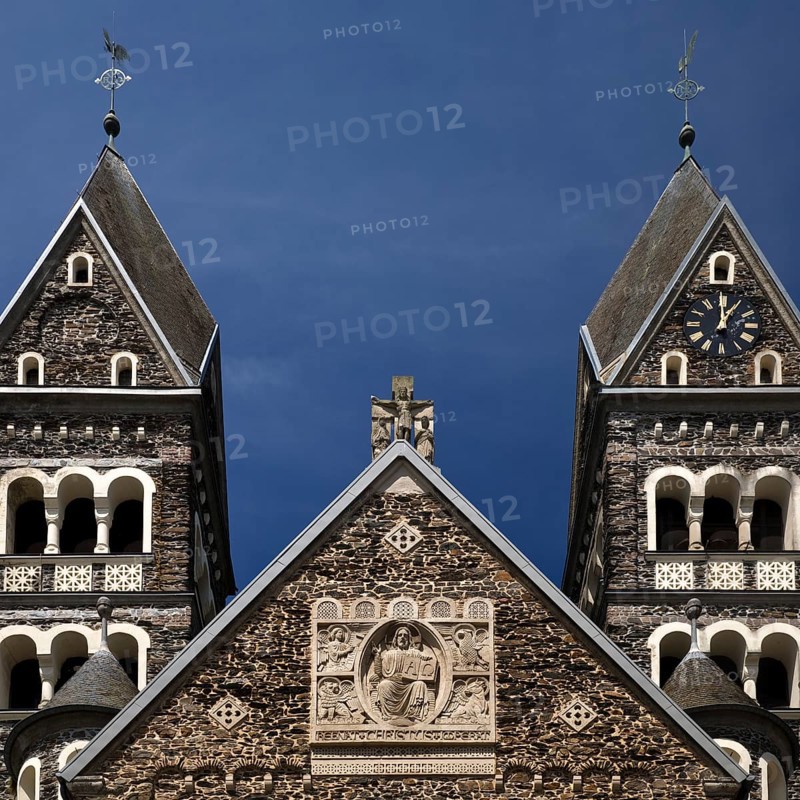 Roman Catholic parish church in Clerf or French Clervaux or Luxembourgish Cliärref or Klierf, Duchy of Luxembourg