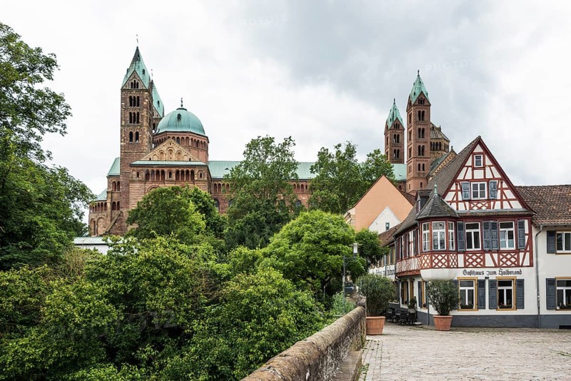 Imperial Cathedral, Cathedral of St Mary and St Stephen, UNESCO World Heritage Site, Speyer, Rhineland-Palatinate, Germany, Europe