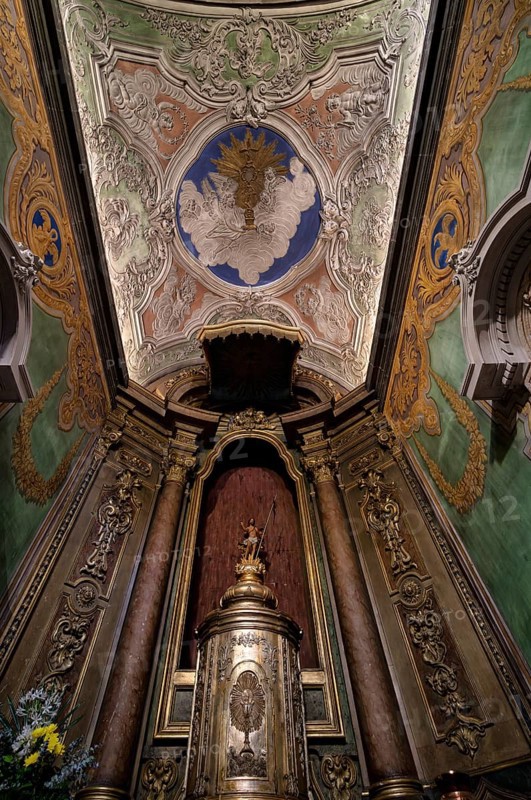 Interior, Rococo stucco, ceiling painting, monastery, church Igreja e Convento da Graça Lisbon, Portugal, Europe