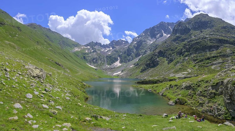 Lago del Vei del Bouc, Entracque, Province of Cuneo, Italy, Europe