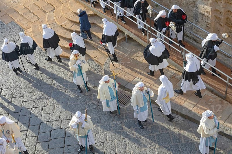 Good Friday procession, Enna, Siclly, Italy, Europe