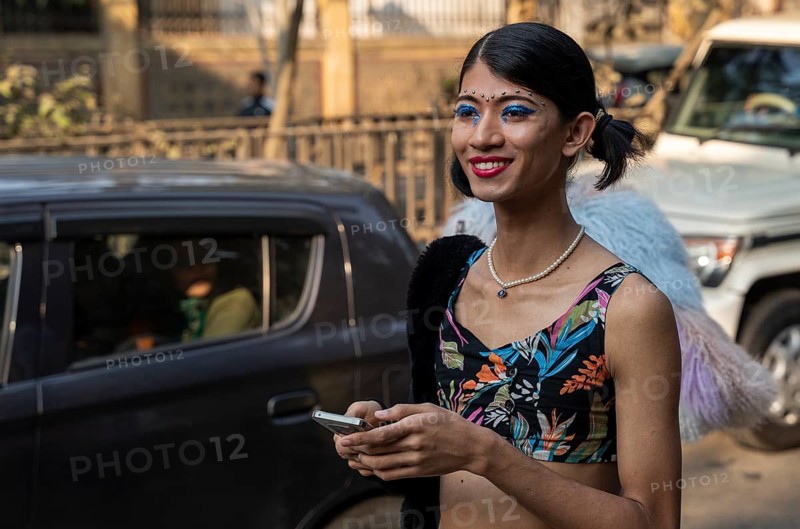 A person in Pride Parade on December 22, 2024 in Guwahati, India. Queer pride parades in India are vibrant and empowering events that celebrate LGBTQ+ identities, advocate for equality, and raise awareness about the rights and struggles of the community.