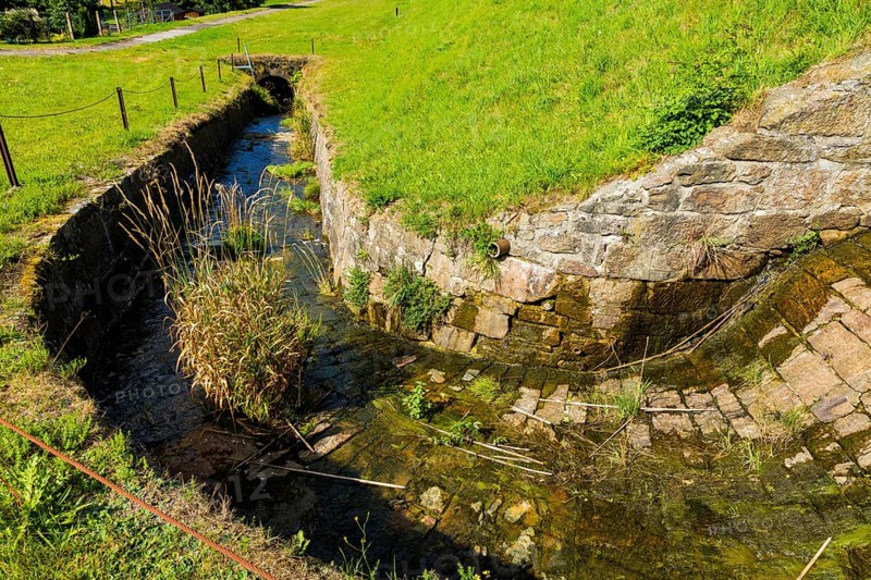 The Obersaida Pond is an artificial pond created in the 18th century in the Obersaida district of the same name in the municipality of Großhartmannsdorf in the Ore Mountains. It is part of the Freiberg district watercourse, Obersaida, Obersaida, Saxony, Germany, Europe