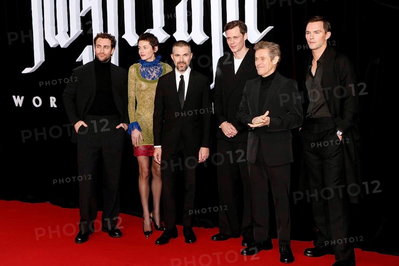 Aaron Taylor-Johnson, Emma Corrin, Robert Eggers, Bill Skarsgard, Willem Dafoe and Nicholas Holt at the premiere of Nosferatu at the Zoo Palast in Berlin on 02.12.2024