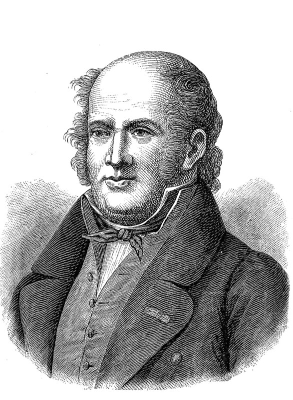 Etienne Geoffroy Saint-Hilaire, 15 April 1772, 19 June 1844, a French zoologist, Historical, digital reproduction of an original from the 19th century