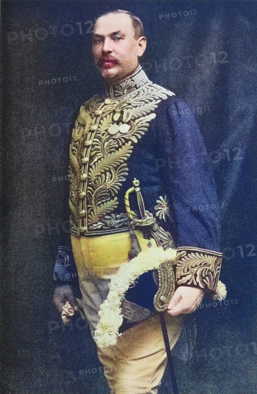 Louis Botha 1862-1919 South African statesman and general. First President of South Africa. After a photograph by Langfier Ltd, Historic, digitally restored reproduction from a 19th century original, Record date not stated