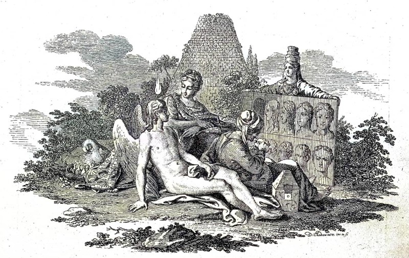 Vignette from Daniel Nikolaus Chodowiecki to Lavater's Physiognomic Fragments, digital reproduction of an original from the 19th century, original date unknown