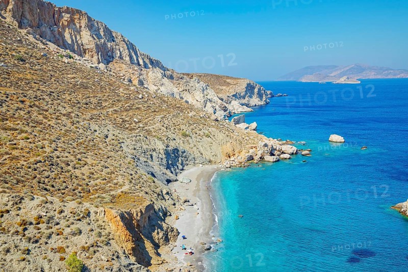 Katergo beach, Folegandros Island, Cyclades Islands, Greece, Europe