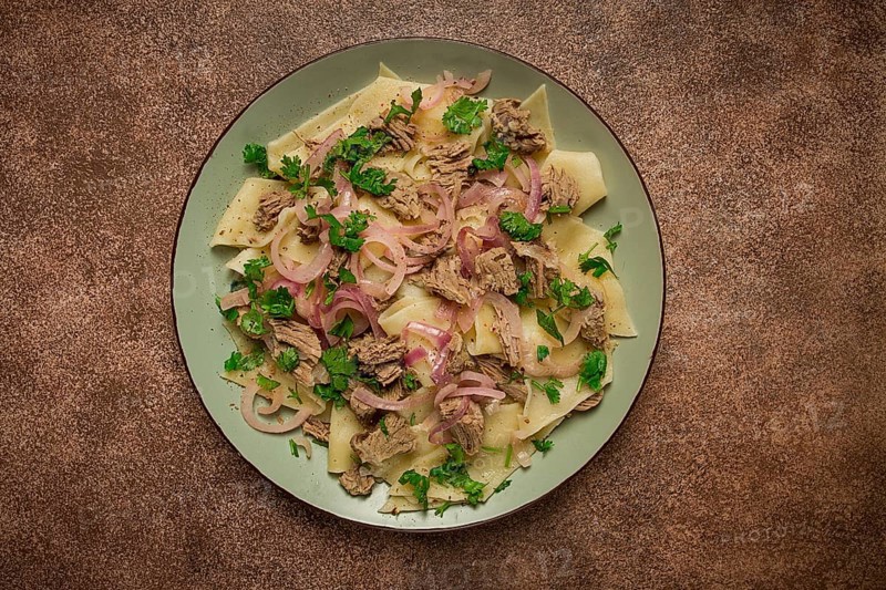 Beshbarmak, Kazakh meat, boiled meat with noodles