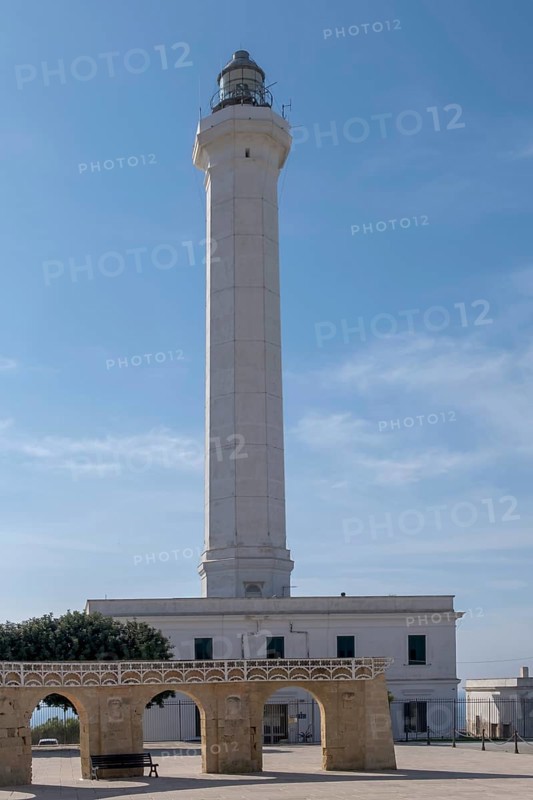 Faro di Leuca, Santa Maria di Leuca lighthouse, Leuca, province of Lecce, Apulia, Salento, Italy, Europe