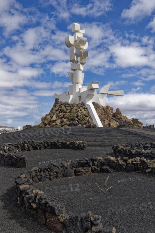 Fertility Monument, Monumento al Campesino, by the artist César Manrique, municipality of San Bartolomé, Lanzarote, Canary Islands, Canary Islands, Spain, Europe