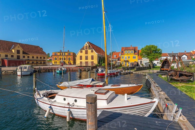 Maritime Svendborg, museum harbour, historic sailing ships, wooden boats, Great Belt, Baltic Sea, Fyn, Fyn Island, Denmark, Europe