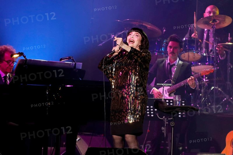 Mireille Mathieu at her Berlin concert as part of her farewell tour 2024 Goodbye my Love Goodbye, Zum letzten Mal The best of' at the Admiralspalast in Berlin on 26 October 2024