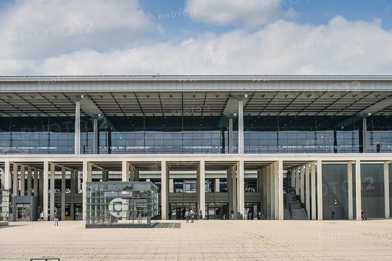 Main Building, Terminal 1, BER Airport, Berlin-Brandenburg, Germany, Europe