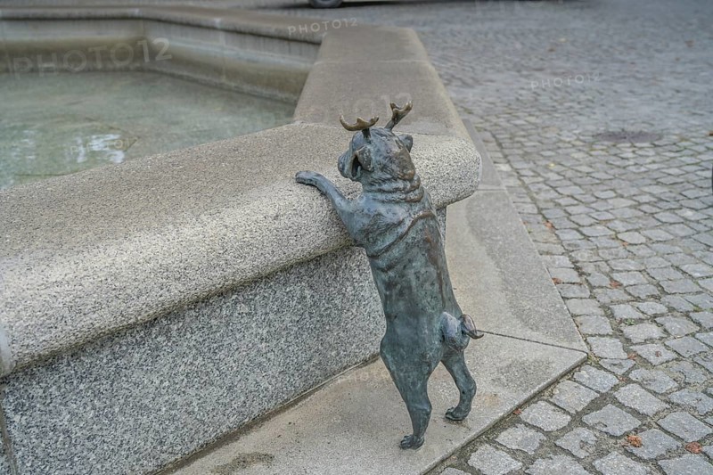 Waldmops sculpture, Altstädtischer Markt, Brandenburg, Germany, Europe