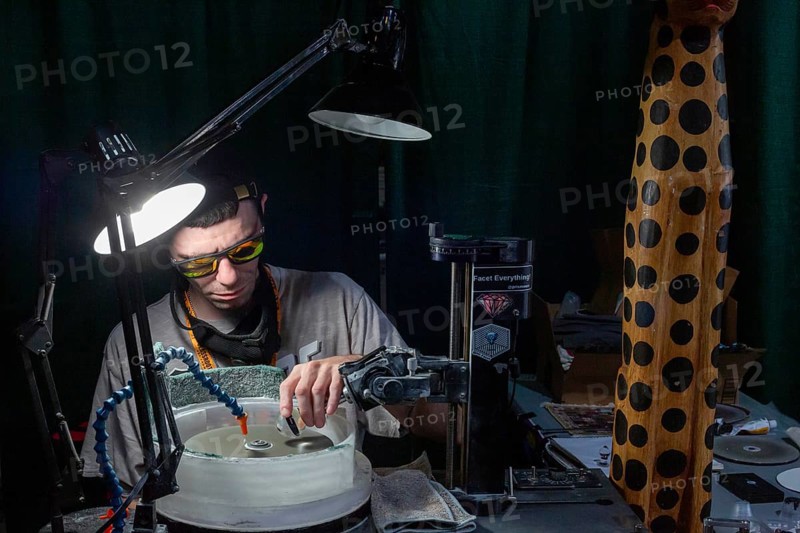 Detroit, Michigan, Artists create glass and other artworks at the Michigan Glass Project's annual show. The event raises money to support art education in Detroit-area schools