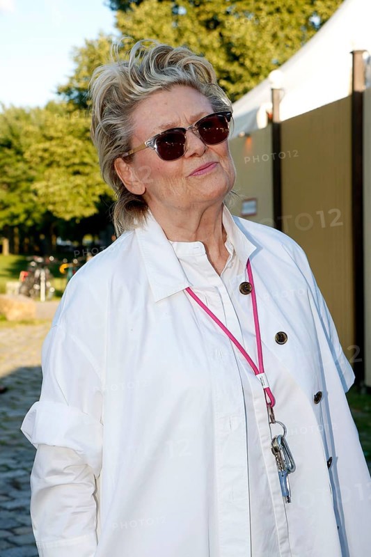 Gitte Hænning-Johansson arriving for the anniversary premiere of CABARET, The Berlin Musical at the Tipi am Kanzleramt in Berlin on 13 July 2024