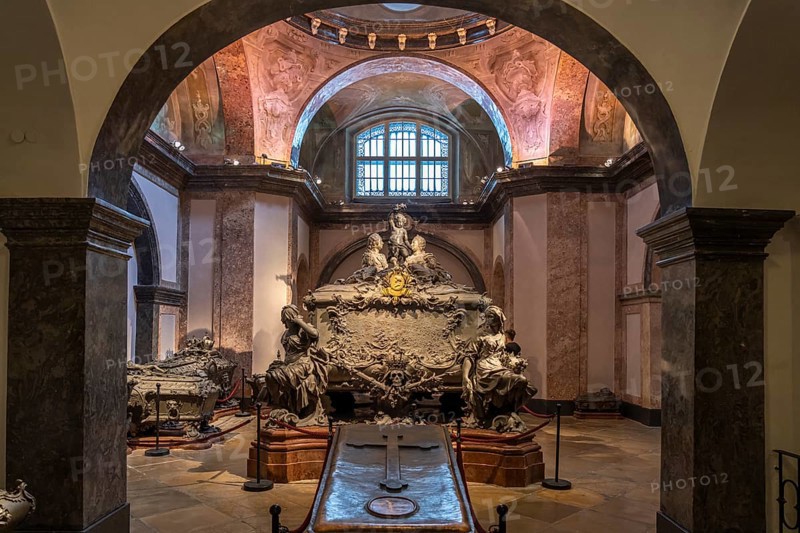 Maria Theresa Crypt in the Capuchin Crypt in Vienna, Austria, Europe