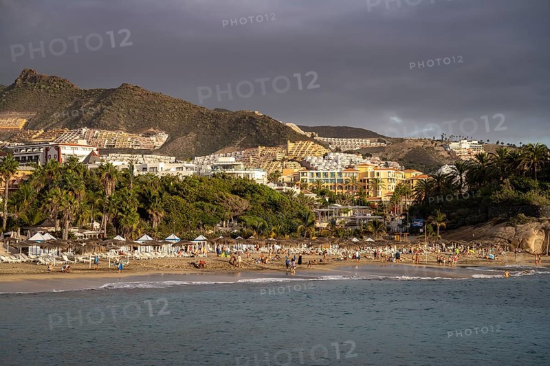 The beach Playa del Duque, Costa Adeje, Tenerife, Canary Islands, Spain, Europe
