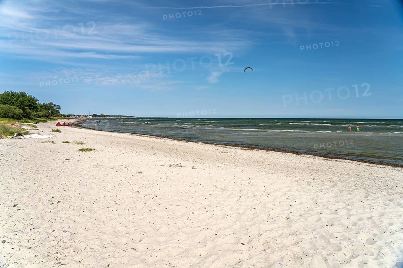 On the beach at Spodsbjerg, Langeland Island, Denmark, Europe