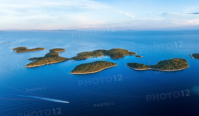 Pakleni or Paklinski Islands off the island of Hvar, Dalmatia, Croatia, Europe
