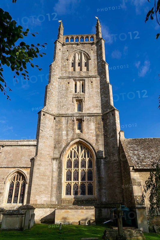 Village parish church of Saint Mary, Kempsford, Gloucestershire, England, UK