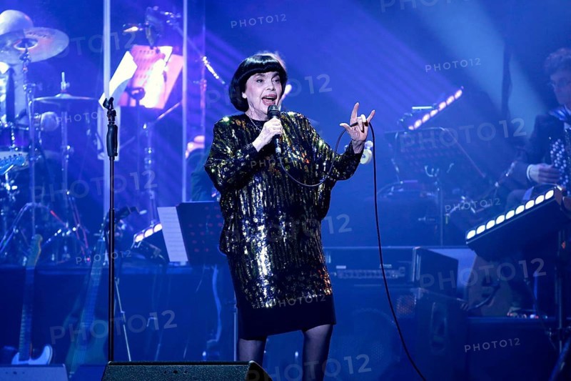 Mireille Mathieu at her Berlin concert as part of her farewell tour 2024 Goodbye my Love Goodbye, Zum letzten Mal The best of' at the Admiralspalast in Berlin on 26 October 2024