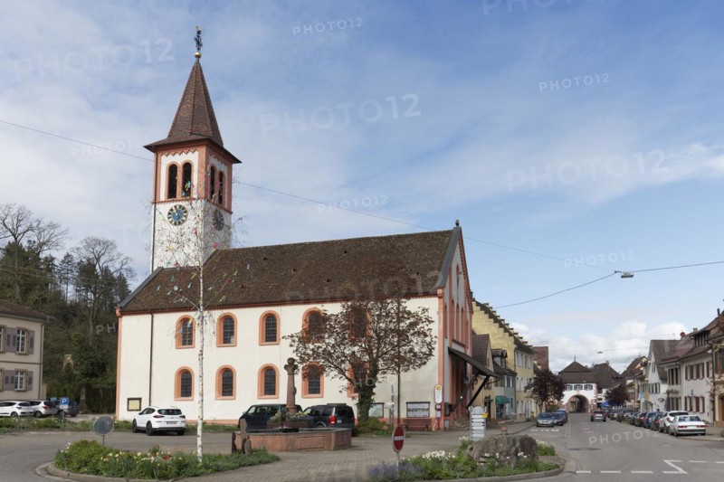Former Protestant town church, Landesbergbaumuseum, Sulzburg, Markgräflerland, Upper Black Forest, Baden-Württemberg, Germany, Europe