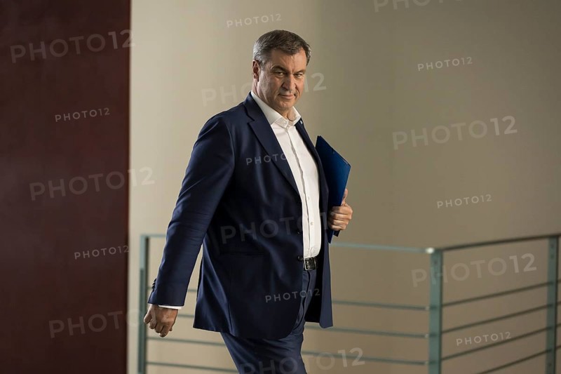 Markus Söder (Minister President of Bavaria, CSU) in front of the consultations at the Minister Presidents' Conference with the heads of government of the federal states in the Federal Chancellery, Berlin, 20 June 2024