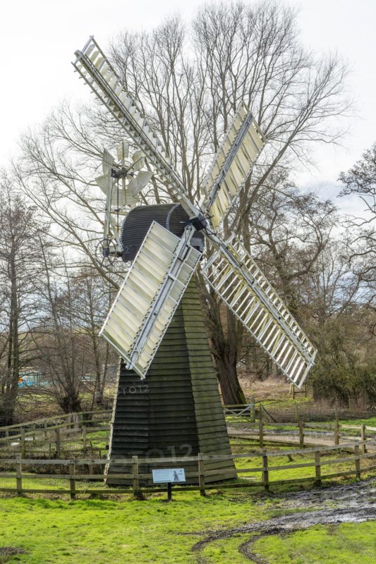 Eastbridge Windpump, Food Museum, Stowmarket, Suffolk, England, UK former Museum of East Anglian Life