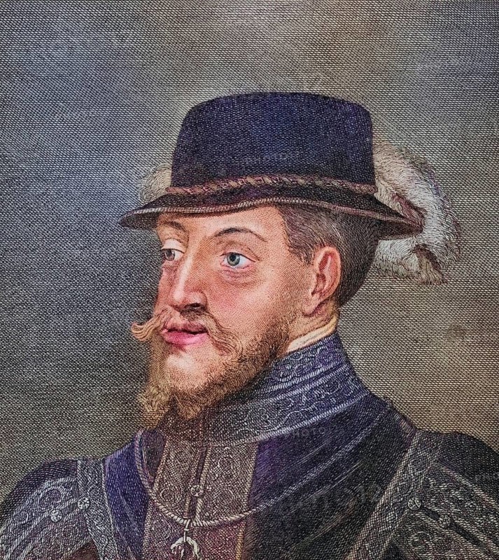 Philip II, 1527-1598, King of Spain. (1556-1598), Historical, digitally restored reproduction from a 19th century original, Record date not stated