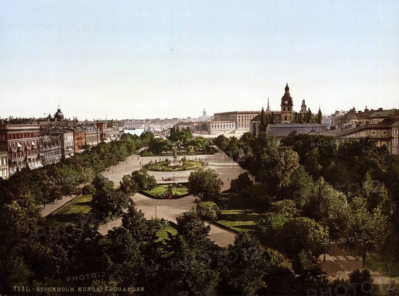 Skansen, Stockholm, Sweden, c. 1895, Historic, digitally restored reproduction from a 19th century original, Record date not stated, Europe