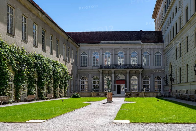 Königsbauhof, inner courtyard of the Munich Residence, Munich, Upper Bavaria, Bavaria, Germany, Europe