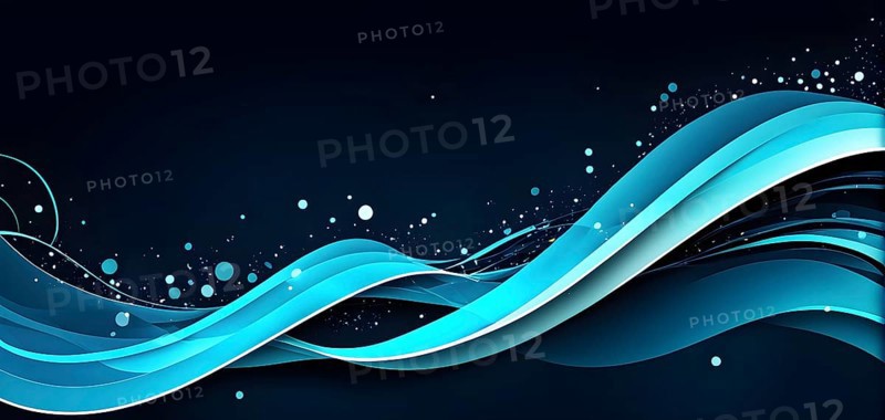 Abstract colorful vector background, color wave design for brochure, website, flyer, AI generated