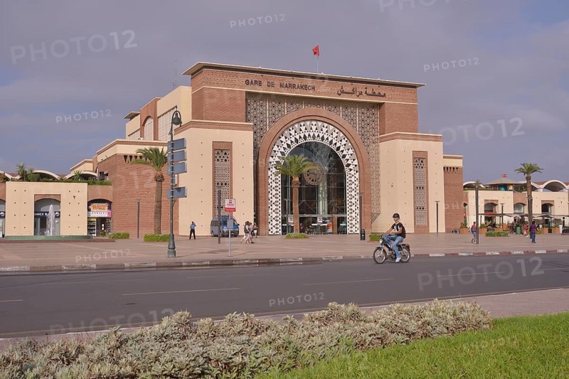 Gare de Marrakech, railway station, Marrakesh, Marrakesh-Tensift-El Haouz region, Morocco, Africa