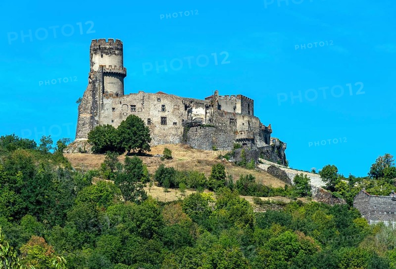 Tournoel medieval castle in the municipality of Volvic