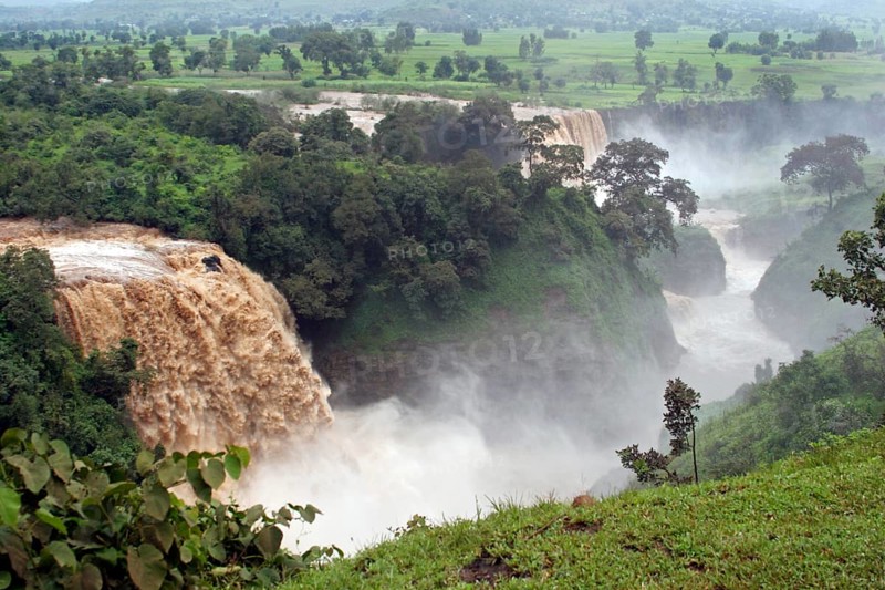 The Blue Nile Falls, Tis Abay, Tis Issat near Bahar Dar, Ethiopia, East Africa, Africa