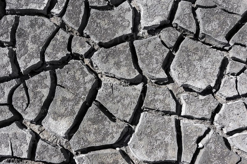 Cracked earth, heavily dried out Zicksee, Lake Neusiedl-Seewinkel National Park, Burgenland, Austria, Europe