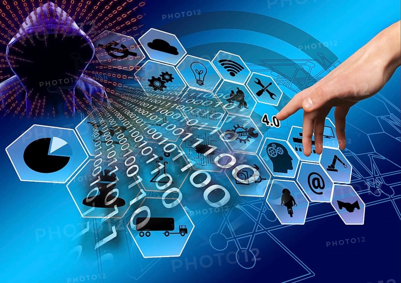 Symbolic image, cyber security, cyber attacks worldwide, computer crime, digital IT attacks, economy, energy economy, nuclear power plants, society, hackers, data theft, espionage, malware, fhishing attacks, spoofing, passwords, DDOS attacks, competition, intelligence services, organised crime, Germany, Europe